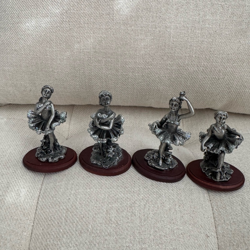 Ballerina Figurines Set of 4